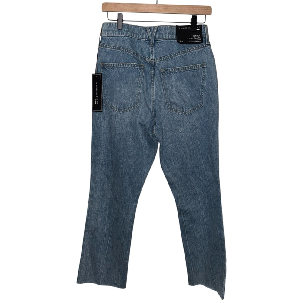 NWT Veronica Beard Carly Kick Flare Ridgid Jeans - Picture 4 of 7